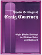 Psalm Settings of Craig Courtney Vocal Solo & Collections sheet music cover